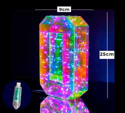 LETRAS DE LUZ CON CONTROLADOR DE SERIE 25CM