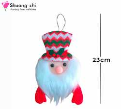COLGANTE NAVIDEÑO 23 CM  2/MODERO SURTIDO