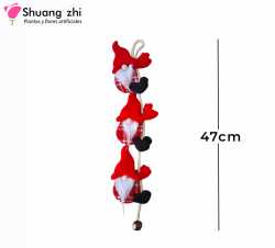 COLGANTE NAVIDEÑO 47 CM   2/MODERO SURTIDO