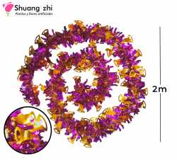 ESCARCHA CAMPANA FUCSIA 2M