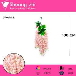 WISTERIA ROSA CARNE PACK 12 PCS